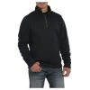 'Cinch' Men's 1/4 Zip Pullover Knit Sweater - Navy -cowboy shop MWK1080007 1 1024x1024@2x
