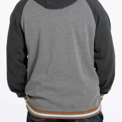 'Cinch' Men's Aztec Print Pullover Fleece Hoodie - Heather Grey 8 'Cinch' Men's Aztec Print Pullover Fleece Hoodie - Heather Grey -cowboy shop MWK1217007 3 1024x1024@2x