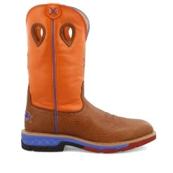 Twisted X Boots 'Twisted X' Men's 12" Western EH Alloy Toe - Tan / Orange -cowboy shop MXBA003.02 4800x4800 R 1024x1024@2x
