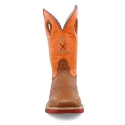 Twisted X Boots 'Twisted X' Men's 12" Western EH Alloy Toe - Tan / Orange -cowboy shop MXBA003.08 4800X4800 R 1024x1024@2x