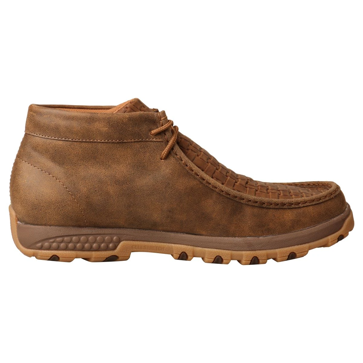 Twisted X Boots 'Twisted X' Men's CellStretch® Chukka Driving Moc - Bomber / Chocolate 8 Twisted X Boots 'Twisted X' Men's CellStretch® Chukka Driving Moc - Bomber / Chocolate - Image 6