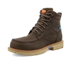 Twisted X Boots 'Twisted X' Men's 6" CellStretch EH WP Comp Toe Boot - Shitake