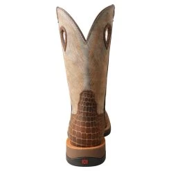 Twisted X Boots 'Twisted X' Men's 12" Tech-X Cellstretch Western Square Toe - Brown / Grey -cowboy shop MXW0003 BK 4800x4800 99ed2e89 3394 47ef b057 377339c95fa3 1024x1024@2x