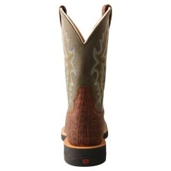 Twisted X Boots 'Twisted X' Men's 11" Tech-X Cellstretch Western Square Toe - Brown / Green -cowboy shop MXW0004 BK 4800x4800 bd8f029e badd 4f35 9822 554aab28b3b3 1024x1024@2x