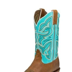 Justin Brands Sabrina Cognac - Turquiose / Tan