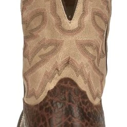 'Nocona' Men's 11" Henry Western Square Toe - Antiqued Brown Cowhide / Vintage Stone -cowboy shop NCA 006 HR5570 1024x1024@2x