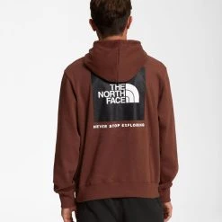'The North Face' Men's Box NSE Pullover Hoodie - Dark Oak