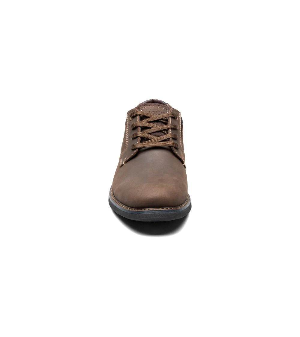 'Nunn Bush' Men's Otto Plain Toe Oxford - Brown 6 'Nunn Bush' Men's Otto Plain Toe Oxford - Brown - Image 4