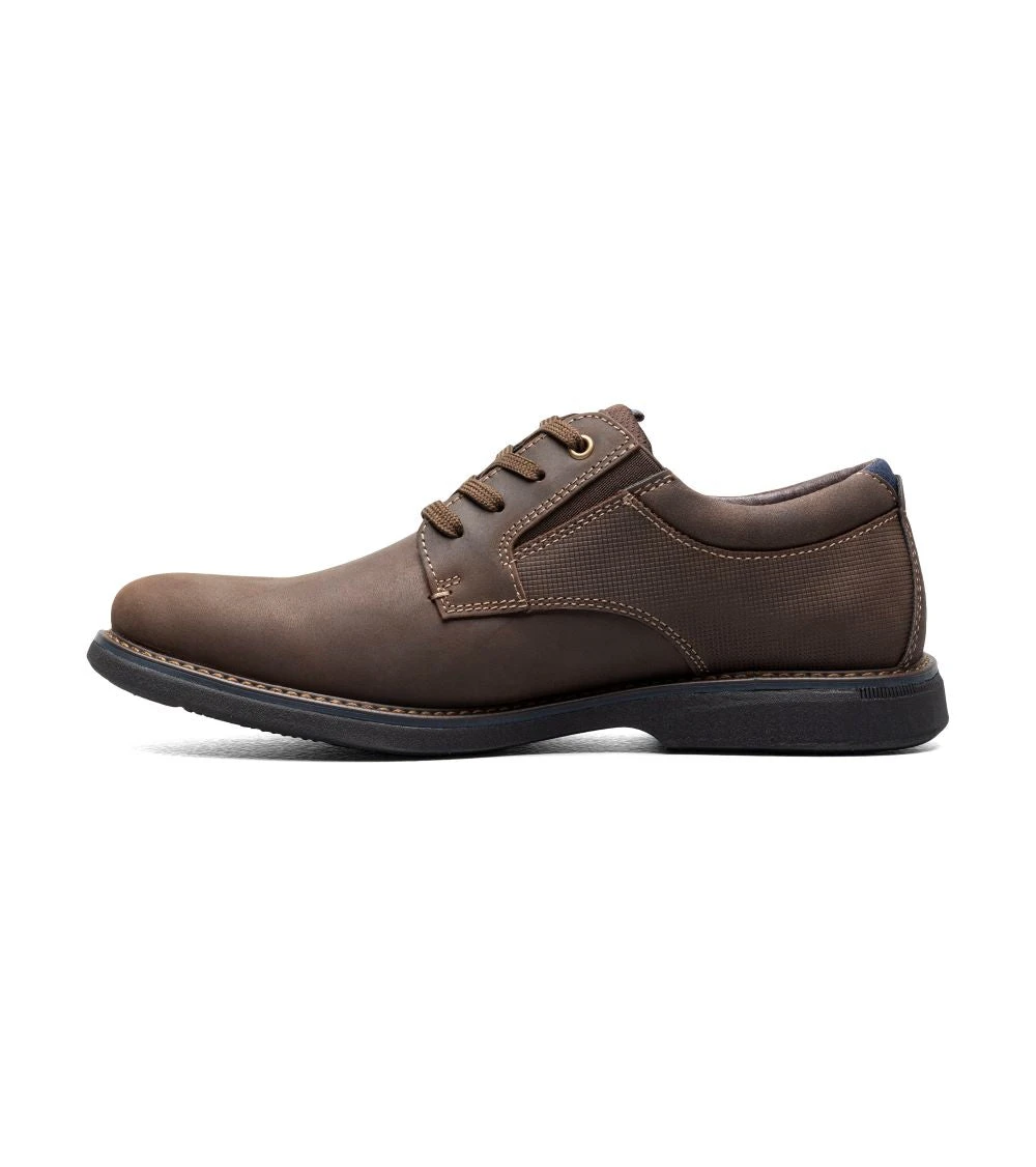 'Nunn Bush' Men's Otto Plain Toe Oxford - Brown 8 'Nunn Bush' Men's Otto Plain Toe Oxford - Brown - Image 6
