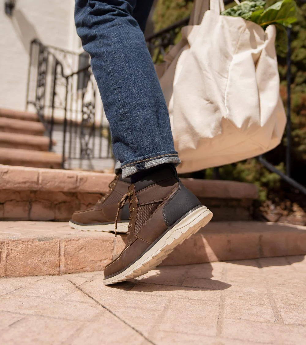 'Nunn Bush' Men's Luxor Moc Toe Hiker - Brown 9 'Nunn Bush' Men's Luxor Moc Toe Hiker - Brown - Image 7
