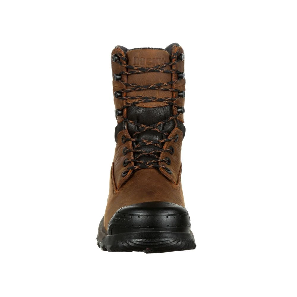 'Rocky' Men's 8" XO TOE EH WP Comp Toe - Brown 6 'Rocky' Men's 8" XO TOE EH WP Comp Toe - Brown - Image 4