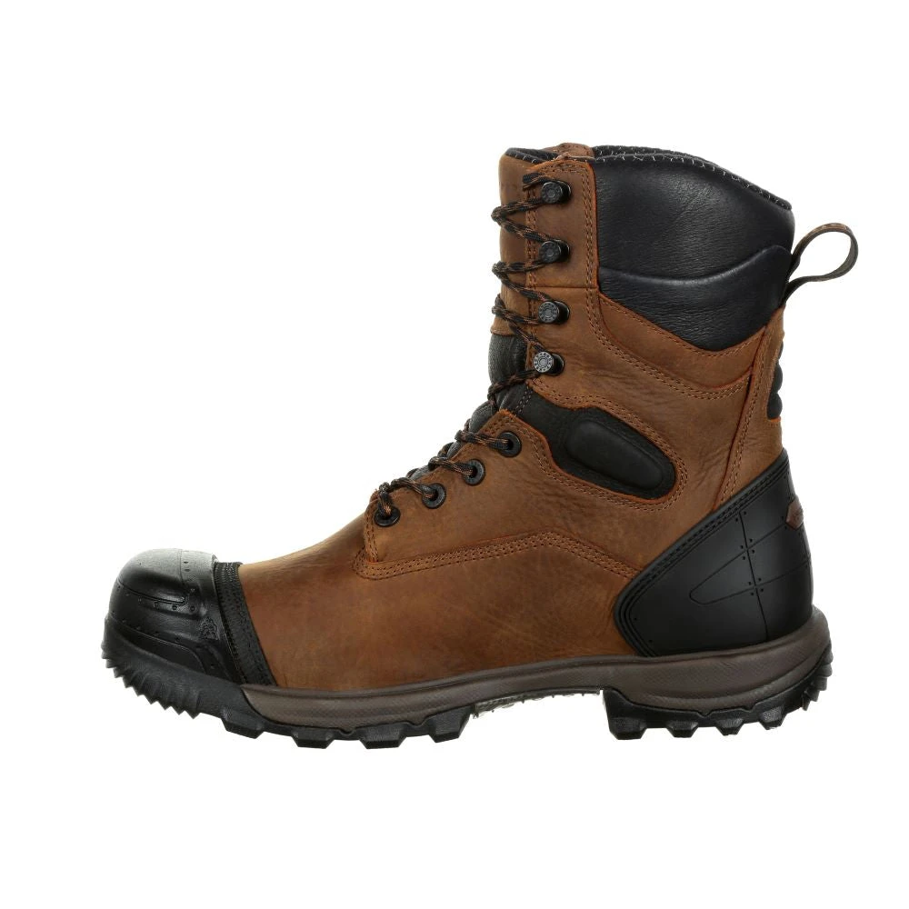 'Rocky' Men's 8" XO TOE EH WP Comp Toe - Brown 9 'Rocky' Men's 8" XO TOE EH WP Comp Toe - Brown - Image 7