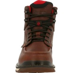 'Rocky'' Men's 6" Rams Horn EH WP Comp Toe Wedge - Brown 12 'Rocky'' Men's 6" Rams Horn EH WP Comp Toe Wedge - Brown -cowboy shop RKK0322 front 1024x1024@2x