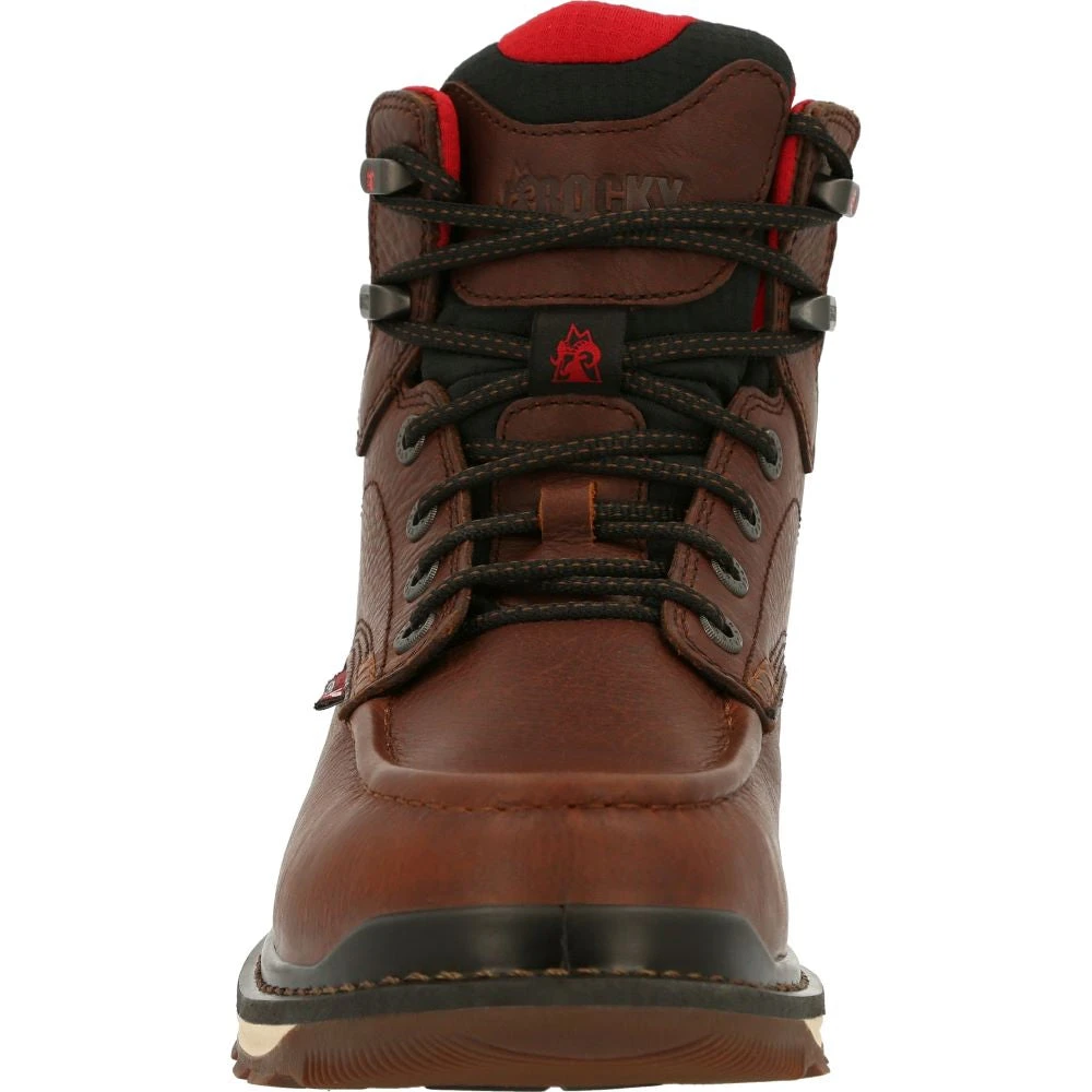 'Rocky'' Men's 6" Rams Horn EH WP Comp Toe Wedge - Brown 6 'Rocky'' Men's 6" Rams Horn EH WP Comp Toe Wedge - Brown - Image 4