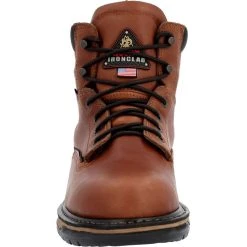 'Rocky' Men's 6" Ironclad EH WP Soft Toe - Brown / Sunset Wheat -cowboy shop RKK0361 front 1024x1024@2x