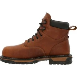 'Rocky' Men's 6" Ironclad MetGuard EH WP Steel Toe - Brown -cowboy shop RKK0362 instep profile 1024x1024@2x