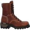 'Rocky' Men's 9" Rams Horn EH WP Logger Soft Toe - Brown -cowboy shop RKK0395 profile 1024x1024@2x
