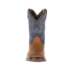 'Rocky' Child Ride FLX Square Toe Boot - Denim Blue / Brown 11 'Rocky' Child Ride FLX Square Toe Boot - Denim Blue / Brown -cowboy shop RKW0255C front 1024x1024@2x