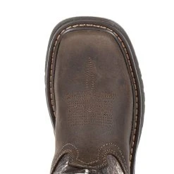 'Rocky' Youth Ride FLX WP Boot - Brown / Realtree Camo -cowboy shop RKW0258C birdseye 1024x1024@2x