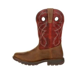 'Rocky' Men's 11" Western Legacy 32 WP Soft Toe - Brown / Red -cowboy shop RKW0316 instep profile 1024x1024@2x