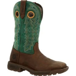 'Rocky' Women's 11" Legacy 32 Western - Brown / Teal -cowboy shop RKW0342 1024x1024@2x