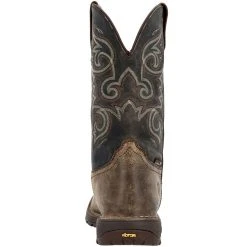 'Rocky' Men's 11" Legacy 32 EH WP Western Square Toe - Brown -cowboy shop RKW0389 back 1024x1024@2x