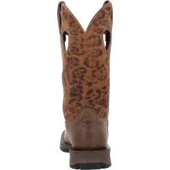 'Rocky' Women's 12" Rosemary EH Square Soft Toe - Dark Brown 13 'Rocky' Women's 12" Rosemary EH Square Soft Toe - Dark Brown -cowboy shop RKW0404 back 1024x1024@2x