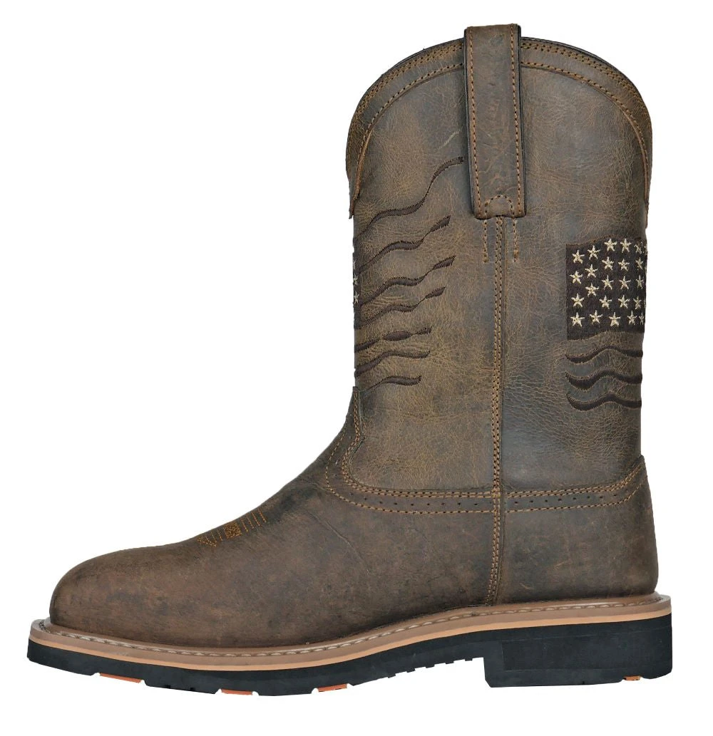 Hoss Boot Company 'Hoss Boots' Men's 11" Rancher EH WP Comp Toe - Rushmore Brown 9 Hoss Boot Company 'Hoss Boots' Men's 11" Rancher EH WP Comp Toe - Rushmore Brown - Image 7