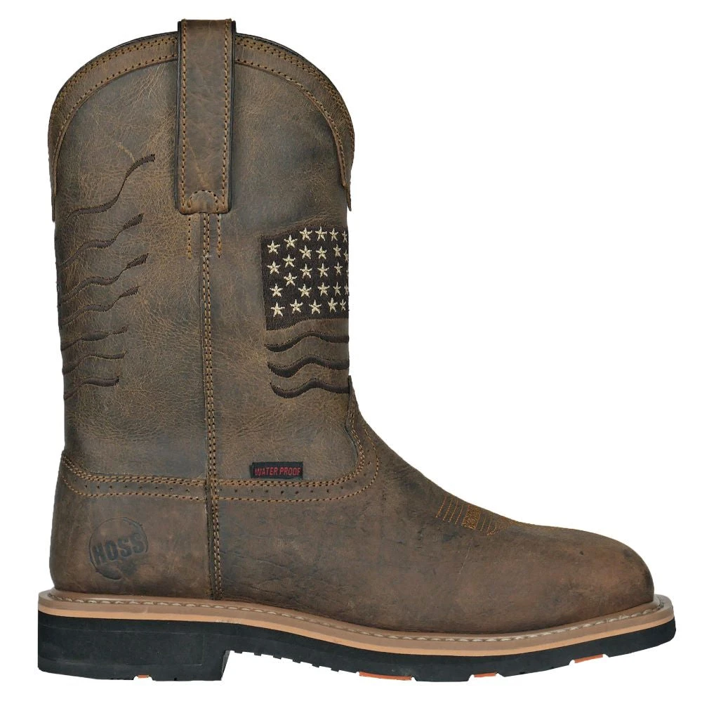 Hoss Boot Company 'Hoss Boots' Men's 11" Rancher EH WP Comp Toe - Rushmore Brown 3 Hoss Boot Company 'Hoss Boots' Men's 11" Rancher EH WP Comp Toe - Rushmore Brown