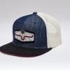 'Kimes Ranch' Unisex Rays Original Trucker Cap - Indigo -cowboy shop Rays Original Trucker Indigo f 1024x1024@2x
