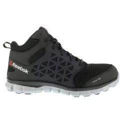 'Reebok' Men's Mid Sublite Cushion ESD Alloy Toe - Black / Gray 10 'Reebok' Men's Mid Sublite Cushion ESD Alloy Toe - Black / Gray -cowboy shop Reebok RB4141 RB411 SUBLITE CUSHION WORK 01 1024x1024@2x