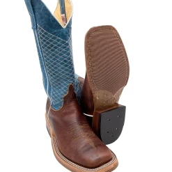 'Anderson Bean' Men's 13" Western Square Toe - Bison / Blue Lava -cowboy shop S11166 1024x1024@2x