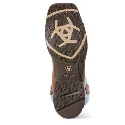 'Ariat' Women's 10" Anthem Comp Toe Work - Brown / Arctic Ice -cowboy shop S19 WMS WEST Sullivan 10027420 sole 1024x1024@2x