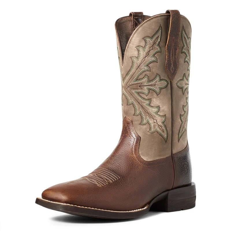 'Ariat' Men's 11" Qualifier Western Square Toe - Wicker 6 'Ariat' Men's 11" Qualifier Western Square Toe - Wicker - Image 4