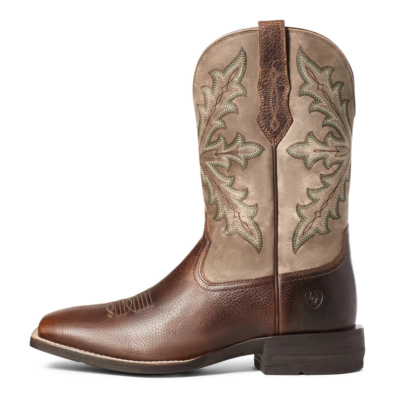'Ariat' Men's 11" Qualifier Western Square Toe - Wicker 3 'Ariat' Men's 11" Qualifier Western Square Toe - Wicker