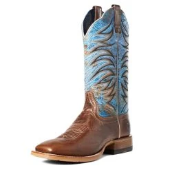 'Ariat' Men's 13" Firecatcher Western Square Toe - Well Brown -cowboy shop S21 MNS WEST 10035952 3 4 front 1024x1024@2x
