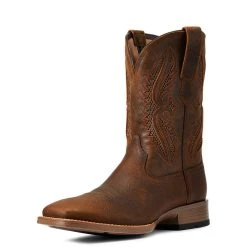 'Ariat' Men's 11" Rowder VentTek 360° Western Square Toe - Earth / Mack Brown -cowboy shop S22 MNS WEST 10040237 3 4 front 1024x1024@2x