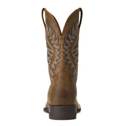 'Ariat' Men's 11" Brander Western Square Toe - Bear Brown -cowboy shop S22 MNS WEST 10040409 heel 1024x1024@2x