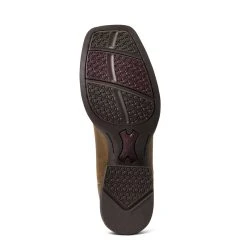 'Ariat' Men's 11" Brander Western Square Toe - Bear Brown -cowboy shop S22 MNS WEST 10040409 sole 1024x1024@2x