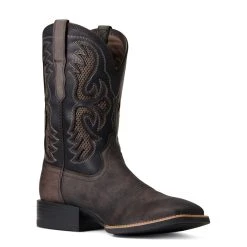 'Ariat' Men's Sport Fresco VenTEK Square Toe - Tan / Black -cowboy shop S22 MNS WEST 10040430 medial 1024x1024@2x