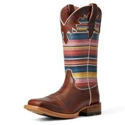 'Ariat' Women's Fiona Square Toe - Brown / Serape 11 'Ariat' Women's Fiona Square Toe - Brown / Serape -cowboy shop S22 WMS WEST 10040342 3 4 front 1024x1024@2x