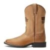 'Ariat' Youth Patriot 2.0 Square Toe - Homestead Brown 1 'Ariat' Youth Patriot 2.0 Square Toe - Homestead Brown -cowboy shop S22 YTH WEST 10039909 side 1024x1024@2x