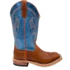 'Anderson Bean' Men's 13" Briar Mad Dog Western Square Toe - Brown / Blue -cowboy shop S30001 1024x1024@2x