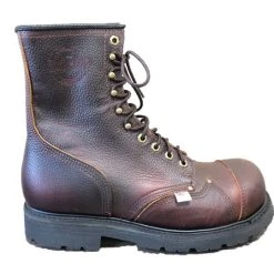 Trav's Outfitter 'Cove' Men's 8" Tower Climber Steel Toe - Brown