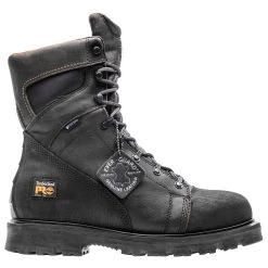 'Timberland Pro' Men's 8" Rigmaster WP Steel Toe - Dark Brown / Black