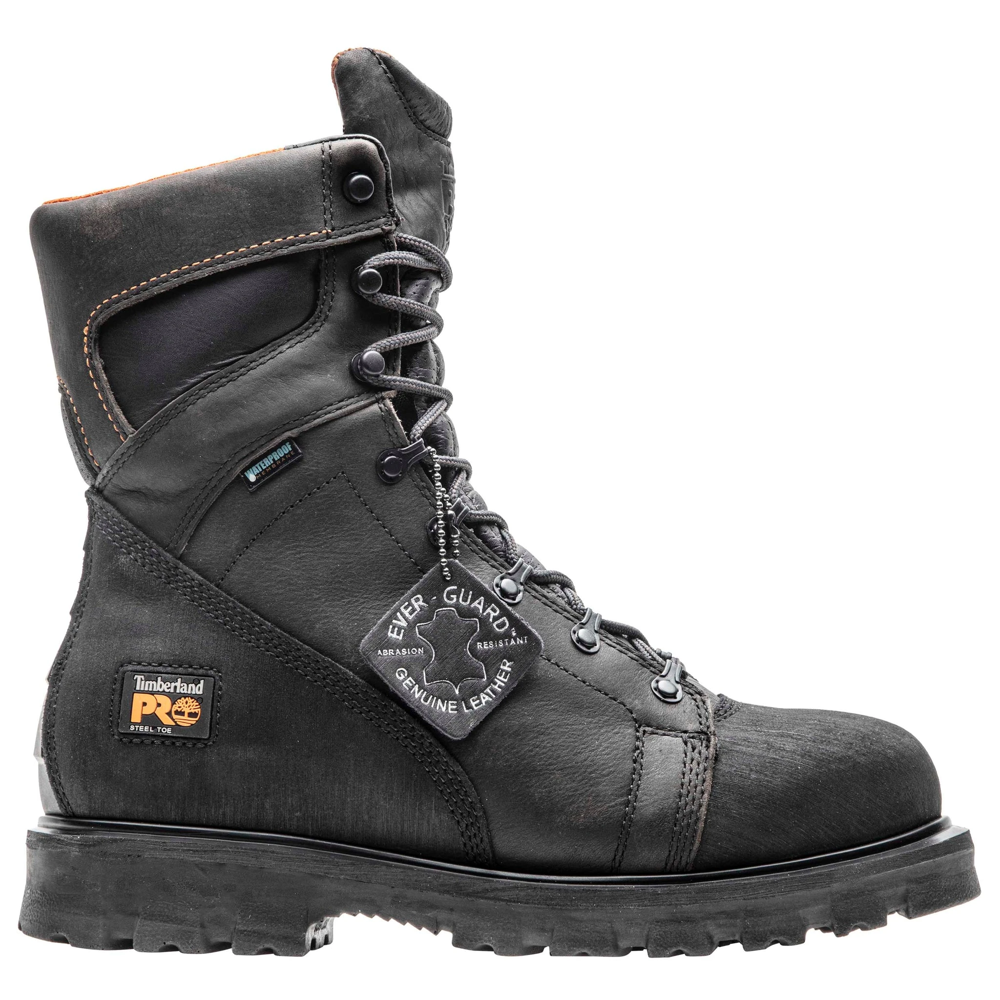 'Timberland Pro' Men's 8" Rigmaster WP Steel Toe - Dark Brown / Black 3 'Timberland Pro' Men's 8" Rigmaster WP Steel Toe - Dark Brown / Black