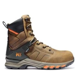 'Timberland Pro' Men's 8" Hypercharge WP Comp Toe - Brown / Black