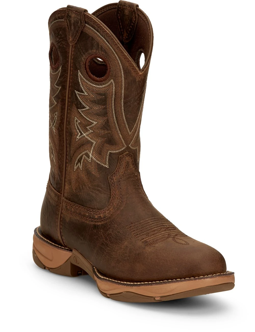 'Tony Lama' Men's 11" River EH Western Round Toe - Brown 8 'Tony Lama' Men's 11" River EH Western Round Toe - Brown - Image 6