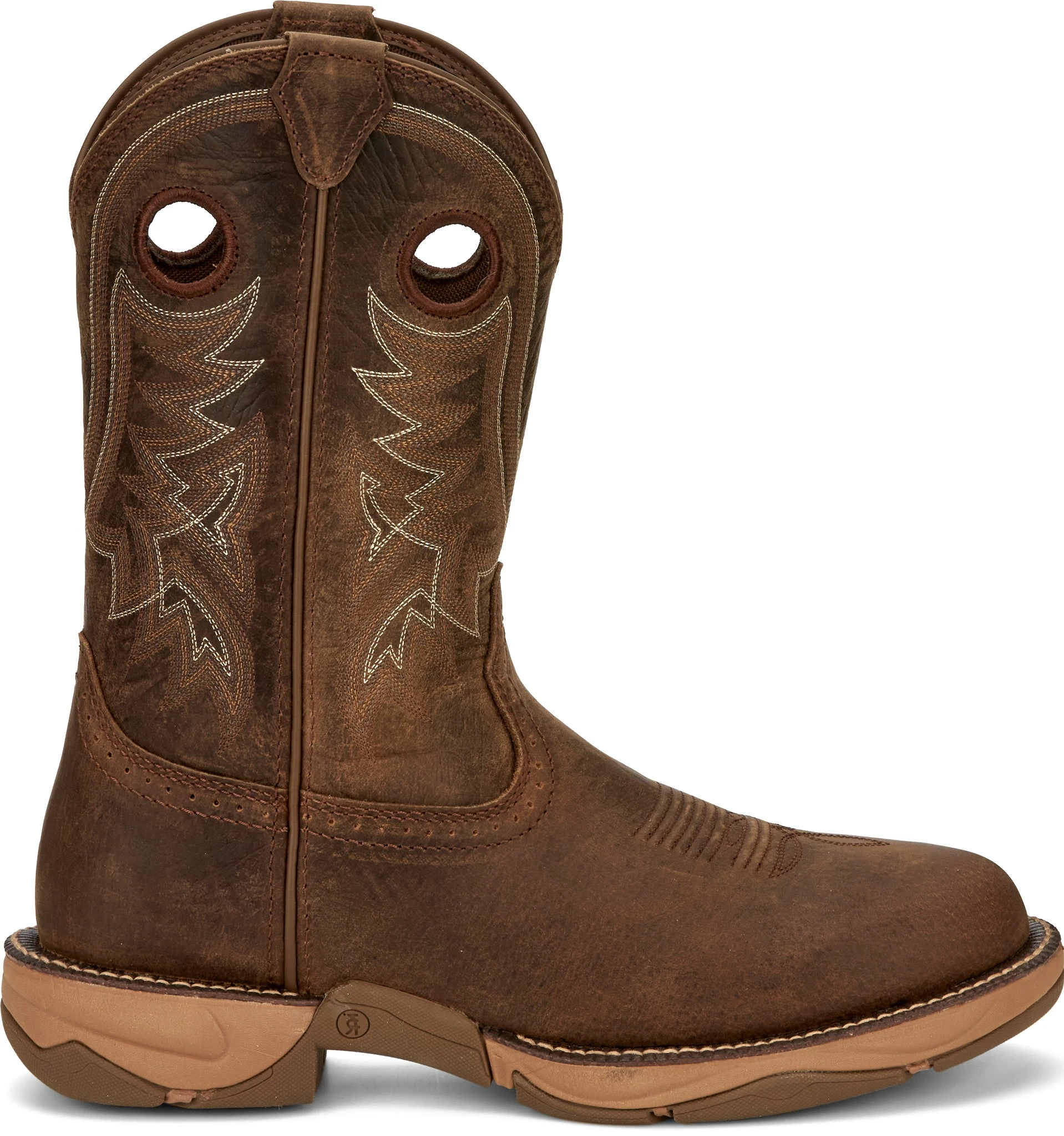 'Tony Lama' Men's 11" River EH Western Round Toe - Brown 3 'Tony Lama' Men's 11" River EH Western Round Toe - Brown