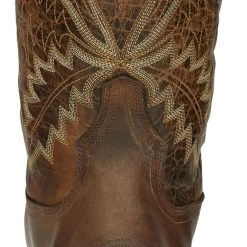 'Tony Lama' Men's 11" Bowie Western Square Toe - Oak -cowboy shop TNL 008 XT5104 1024x1024@2x